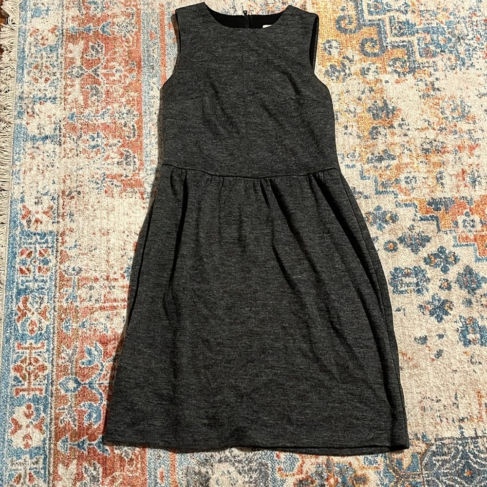 Loft grey sleeveless dress